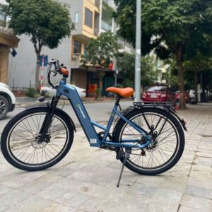 Xe đạp trợ lực điện Phoenix TR1 sở hữu khung hợp kim nhôm cao cấp, thiết kế khỏe khoắn.