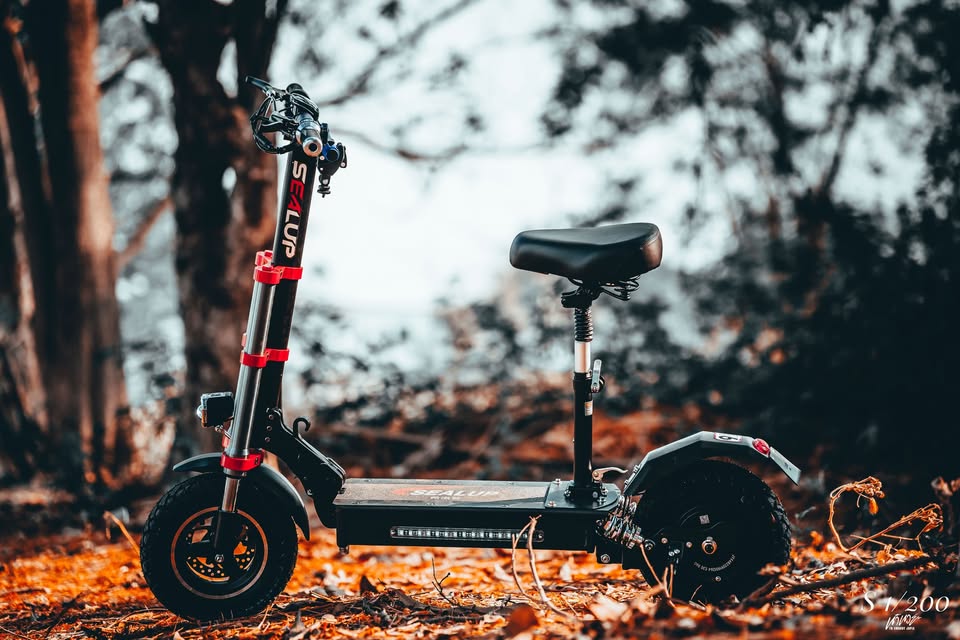 Xe scooter điện Sealup Q23 được trang bị động cơ "khủng" không chổi than công suất 1000W.