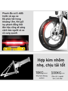 Zhengbu X6 là mẫu xe đạp trợ lực điện với thiết kế thể thao và cực kỳ bền bỉ với khung nhôm.
