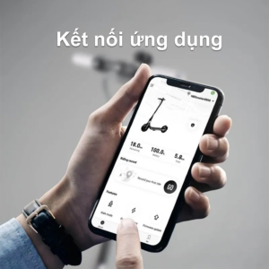 Xe scooter điện S5 có thể kết nối với điện thoại thông minh thông qua app.