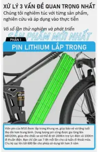 Pin Lithium 48V 20Ah mạnh mẽ.