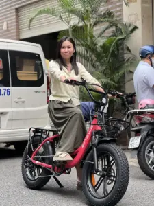 Xe đạp trợ lực điện dành cho các bạn nữ cá tính Engwe L20