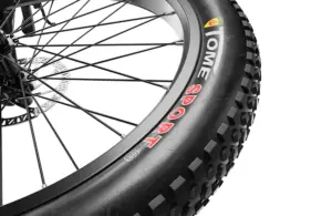 Xe Shengmilo MX06 dùng lốp béo 26×3.0 inch, bám đường cực tốt