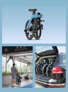 Một trong những điểm nhấn thiết kế thông minh nhất chính là chốt gập giữa thân xe của Fiido D11