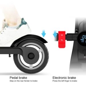 Scooter điện gấp gọn bỏ vừa balo HX-X6