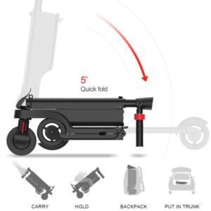 Scooter điện gấp gọn bỏ vừa balo HX-X6