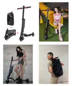 Scooter điện gấp gọn bỏ vừa balo HX-X6
