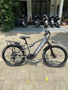 Xe đạp trợ lực điện Phoenix K2, thiết kế thể thao mạnh mẽ.